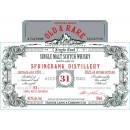 Springbank 31 Year Old 1991 Old & Rare Platinum (Hunter Laing) Whisky - 49.3% 70cl
