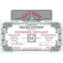 Springbank 31 Year Old 1991 Old & Rare Platinum (Hunter Laing) Whisky - 49.3% 70cl