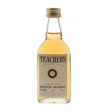 Teachers Highland Cream Scotch Whisky Miniature - 70 Proof 5cl