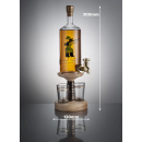 Hunter Figure Tap & 2 Glasses Whisky Decanter - 350ml (Stylish Whisky) 40%