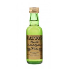 Cattos Rare Old Bottled 1970/80s Miniature - 43%