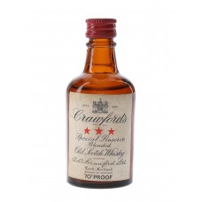 Crawfords 3 Star Bottled 1960s Miniature - 5cl 40%