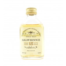 Dalwhinnie 15 Year Old Whisky Miniature - 40% 5cl