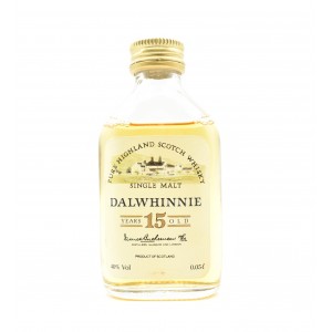 Dalwhinnie 15 Year Old Whisky Miniature - 40% 5cl