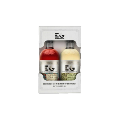 Edinburgh Gin Raspberry & Elderflower Liqueur Twin Pack - 2x20cl