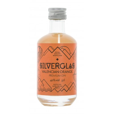 Esker Silverglas Valencian Orange Gin Miniature - 40% 5cl