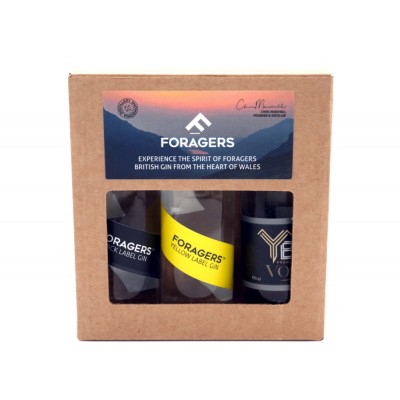 Foragers Gin & Vodka 3x5cl Gift Set