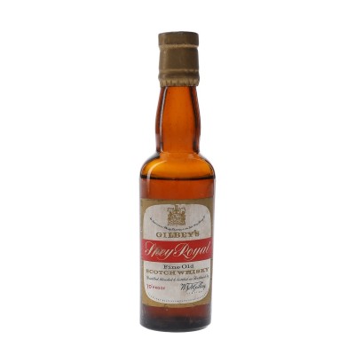 Gilbeys Spey Royal Bottled 1950s W A Gilbey Miniature - 5cl 40%