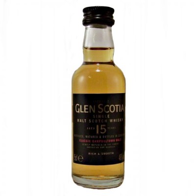 Glen Scotia 15 Year Old Miniature - 5cl 46%