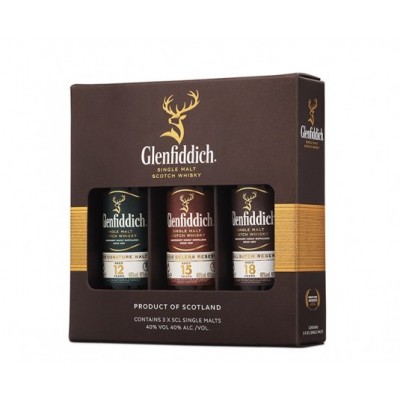 Glenfiddich 3x5cl Triple Pack