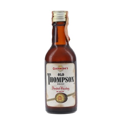 Glenmores Old Thompson Brand 4 Year Old Bottled 1950s-1960s Miniature - 4.7cl 43%