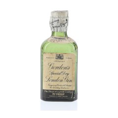 Gordons Special Spring Cap Bottled 1940s-1950s  Dry London Gin Miniature - 5cl