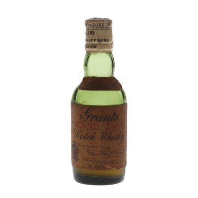 Grants Stand Fast Bottled 1940/50s Miniature - 40% 5cl