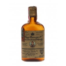 King George IV Bottled 1930s Picker Linz Importer Miniature - 43.4% 4.7cl