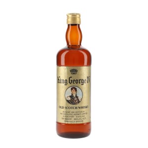 King George IV Bottled 1930s Picker Linz Importer Miniature King George IV Bottled 1930s Picker Linz Importer Miniature