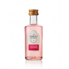The Lakes Rhubarb and Rosehip Gin Liquer Miniature - 25% 5cl