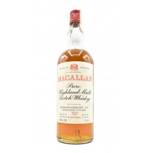 Macallan 12 year old Pure Highland Late 1960s - 70 Proof 26 2/3 FL OZS