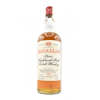 Macallan 12 year old Pure Highland Late 1960s - 70 Proof 26 2/3 FL OZS