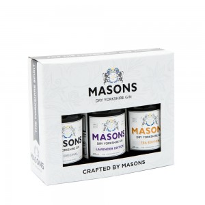 Masons Dry Yorkshire Gin 3x5cl Triple Pack