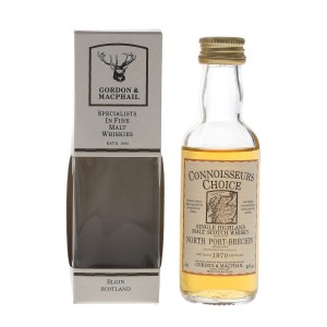 North Port Brechin 1970 Connoisseurs Choice Whisky Miniature - 5cl 40%