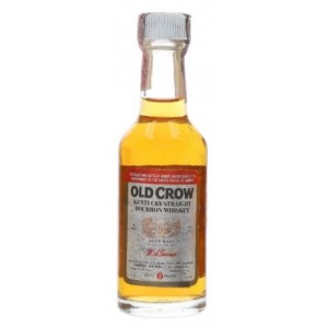 Old Crow 6 Year Old Bottled 1970s-1980s Miniature - 5cl 43%