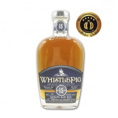 Whistlepig 15 Year Old Vermont Oak Finish Whiskey - 75cl 46%