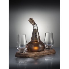 Small Pot Still Whisky Decanter With 2 Glasses (Stylish Whisky) - 40% 200ml