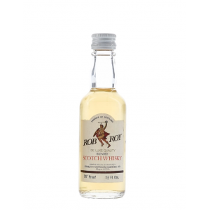 Rob Roy De Luxe Quality Blended Scotch Whisky Miniature - 5cl 70 Proof 13 Fl. Ozs