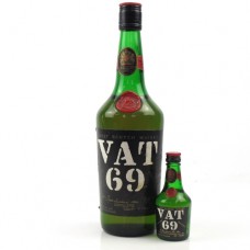 VAT 69 1970s Blended Scotch Whisky including 5cl Miniature - 75cl 40%