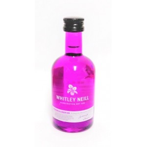 Whitley Neill Rhubarb & Ginger Gin Miniature - 5cl 43%