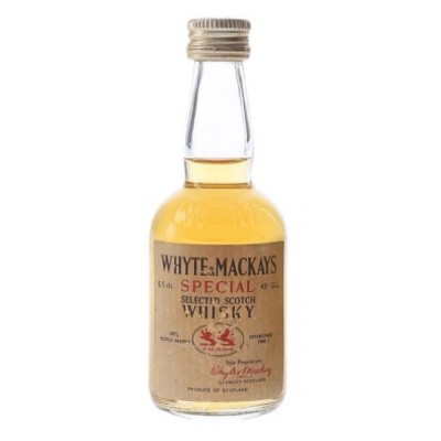 Whyte & Mackays Special Bottled 1970s Miniature - 5cl 43%